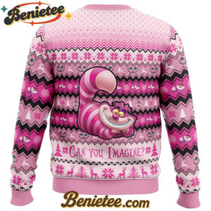 Cheshire Cat Alice in Wonderland Ugly Christmas Sweater