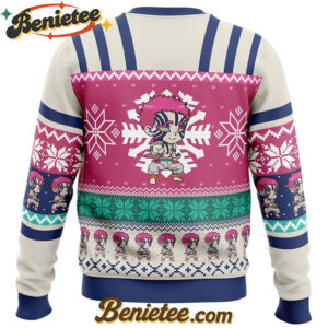Chibi Christmas Akaza Demon Slayer Ugly Christmas Sweater
