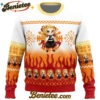 Chibi Christmas Kyojuro Rengoku Demon Slayer Ugly Christmas Sweater