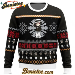 Chibi Christmas Muzan Kibutsuji Demon Slayer Ugly Christmas Sweater