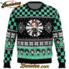 Chibi Christmas Tanjiro Kamado Demon Slayer Ugly Christmas Sweater