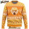Chibi Christmas Zenitsu Agatsuma Demon Slayer Ugly Christmas Sweater