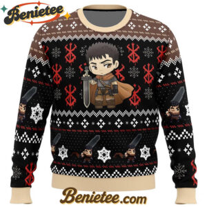 Chibi Guts Berserk Ugly Christmas Sweater