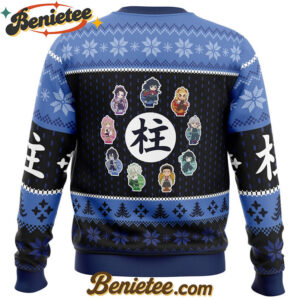 Chibi Hashira Demon Slayer Ugly Christmas Sweater