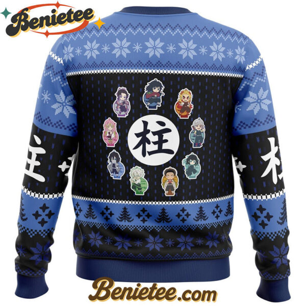 Chibi Hashira Demon Slayer Ugly Christmas Sweater