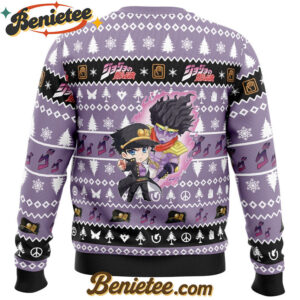 Chibi Jotaro Kujo Jojo's Bizarre Adventure Ugly Christmas Sweater