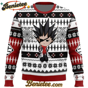 Chibi Kenpachi Zaraki Bleach Ugly Christmas Sweater