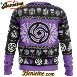 Chibi Satoru Gojo Jujutsu Kaisen Ugly Christmas Sweater