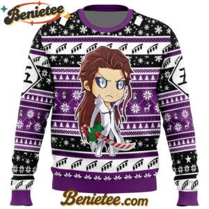 Chibi Sousuke Aizen Bleach Ugly Christmas Sweater
