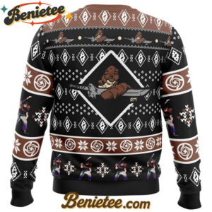 Chibi Toji Fushiguro Jujutsu Kaisen Ugly Christmas Sweater