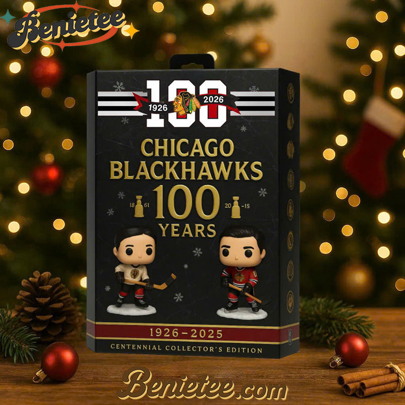 Chicago Blackhawks Advent Calendar, Christmas Countdown Advent Calendar Gift Box with 24 Acrylic Ornaments
