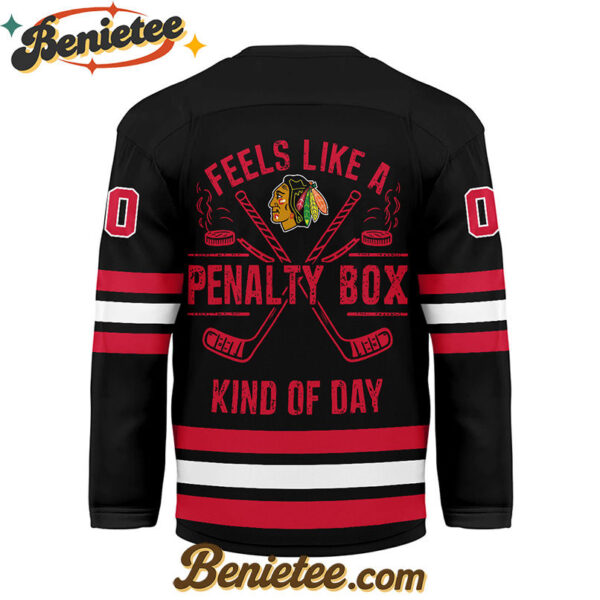 Chicago Blackhawks - Premium NHL Feels Like a Penalty Day Long Jersey