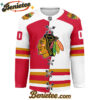 Chicago Blackhawks - Premium NHL Personalized Split Color Hockey Jersey