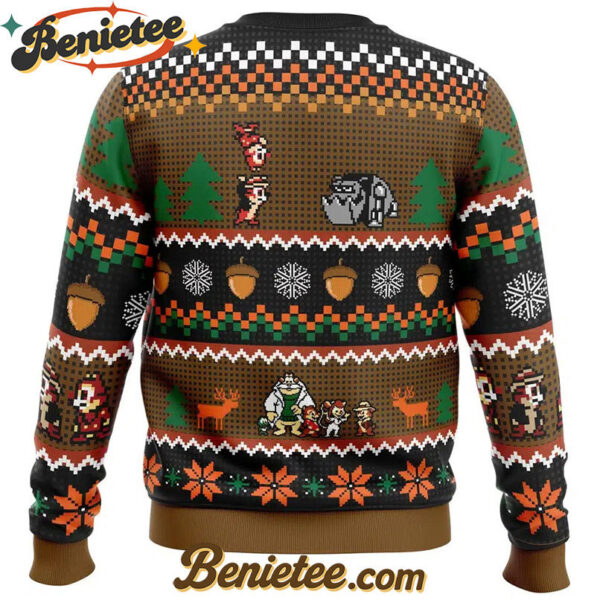 Chip 'n Dale Christmas Rangers Ugly Christmas Sweater