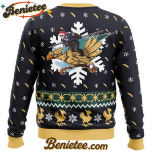 Chocobo Cid Christmas Final Fantasy 7 Ugly Christmas Sweater