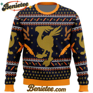 Chocobo Final Fantasy Ugly Christmas Sweater