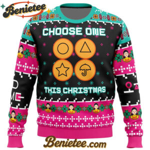 Choose One This Christmas Squid Game Christmas Sweater