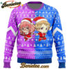 Christmas Akihito And Mirai Beyond the Boundary Ugly Christmas Sweater