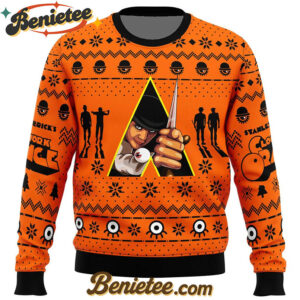 Christmas Alex A Clockwork Orange Ugly Christmas Sweater