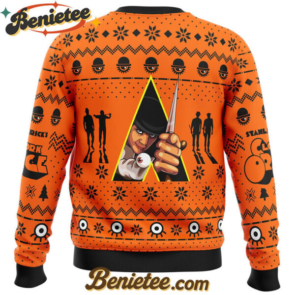 Christmas Alex A Clockwork Orange Ugly Christmas Sweater