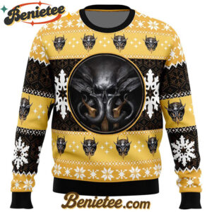 Christmas Baldur's Gate 3 Ugly Christmas Sweater