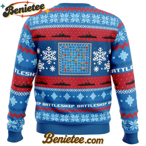 Christmas Battleship Board Games Ugly Christmas Sweater