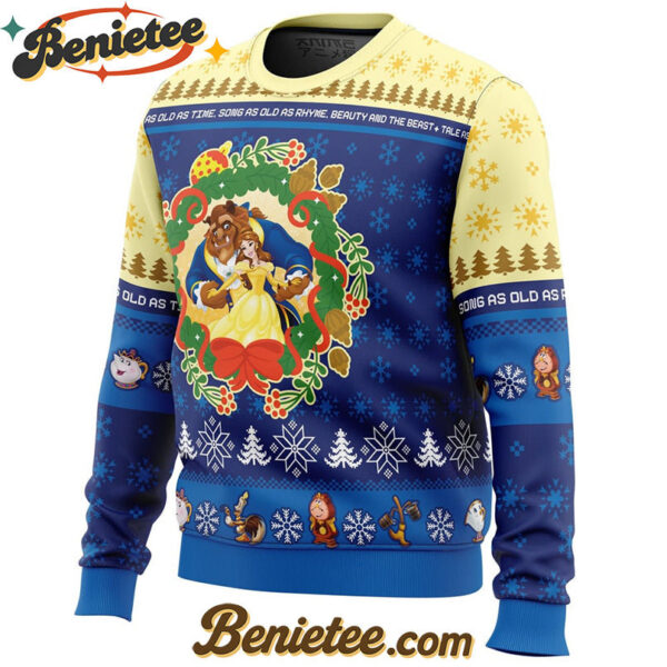 Christmas Beauty and the Beast Ugly Christmas Sweater