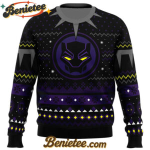 Christmas Black Panther Ugly Christmas Sweater