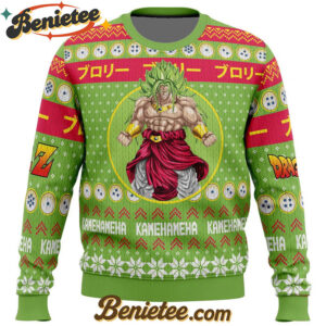 Christmas Broly Dragon Ball Z Ugly Christmas Sweater