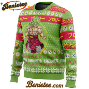 Christmas Broly Dragon Ball Z Ugly Christmas Sweater