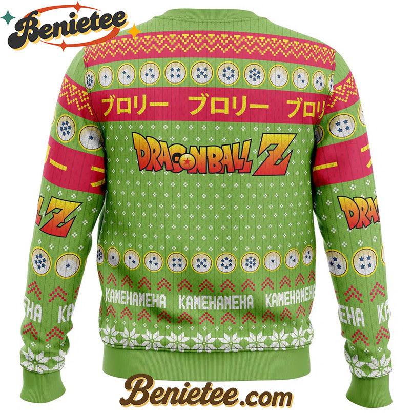 Christmas Broly Dragon Ball Z Ugly Christmas Sweater