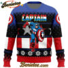 Christmas Captain America Marvel Comics Ugly Christmas Sweater