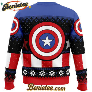 Christmas Captain America Marvel Comics Ugly Christmas Sweater