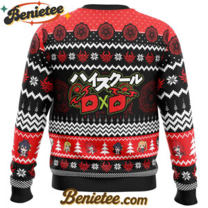 Christmas Characters High School DxD Ugly Christmas Sweater