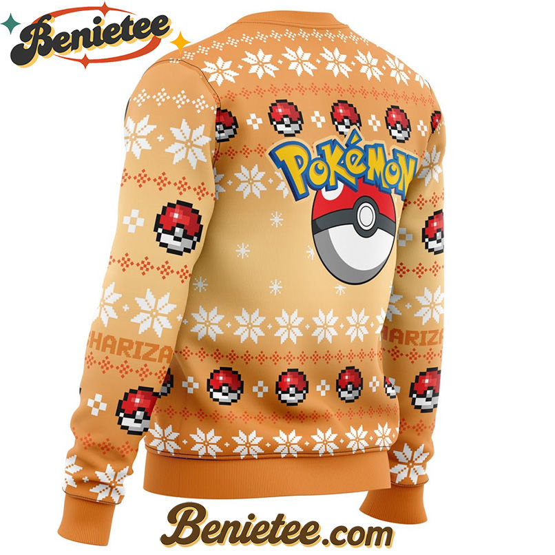 Christmas Charizard Pokemon Ugly Christmas Sweater