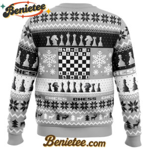 Christmas Chess Board Games Ugly Christmas Sweater