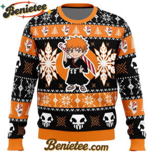 Christmas Chibi Ichigo Bleach Ugly Christmas Sweater