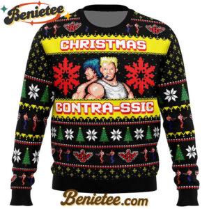 Christmas Contrassic Contra Ugly Christmas Sweater