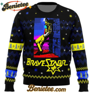 Christmas Cowboy Bravestarr Ugly Christmas Sweater