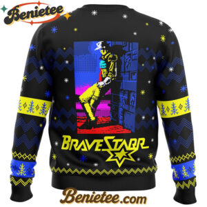 Christmas Cowboy Bravestarr Ugly Christmas Sweater