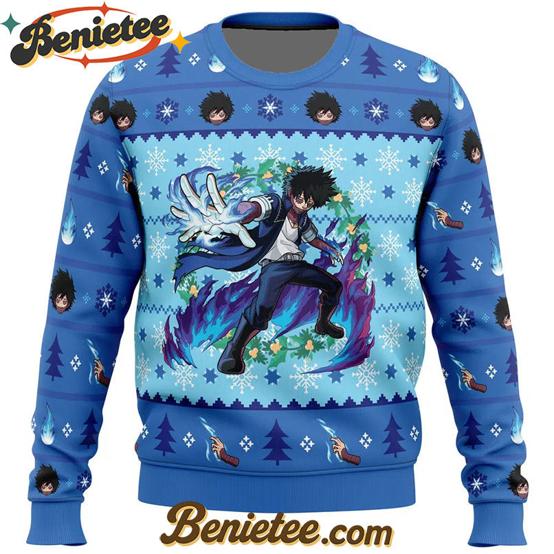 Christmas Dabi My Hero Academia Ugly Christmas Sweater