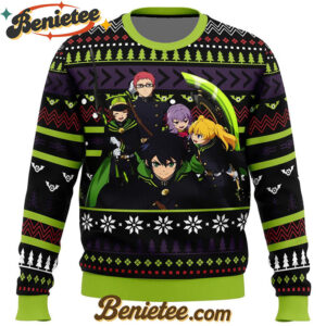 Christmas Demon Army Seraph of the End Ugly Christmas Sweater