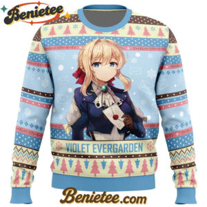 Christmas Doll Violet Evergarden Ugly Christmas Sweater