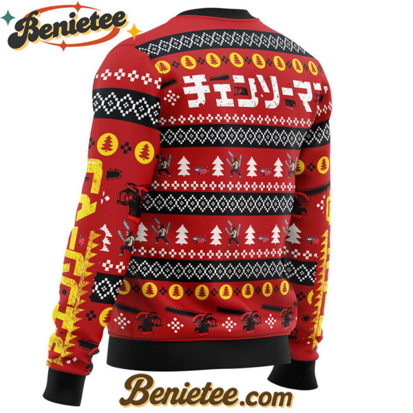 Christmas Dream Chainsaw Man Ugly Christmas Sweater