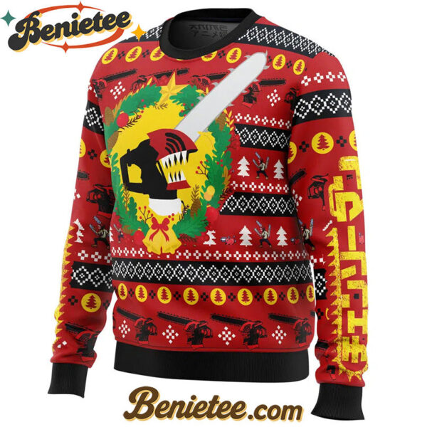 Christmas Dream Chainsaw Man Ugly Christmas Sweater