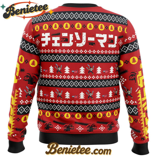Christmas Dream Chainsaw Man Ugly Christmas Sweater