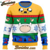 Christmas Finn and Jake Adventure Time Ugly Christmas Sweater
