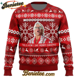 Christmas Flair Pro Wrestling Ugly Christmas Sweater