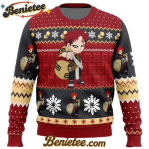 Christmas Gaara Shippuden Ugly Christmas Sweater