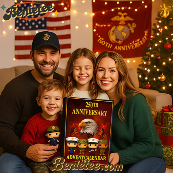 Christmas Gift - 250th Anniversary Advent Calendar 2025, Christmas Countdown Advent Calendar Gift Box with 24 Acrylic Ornaments